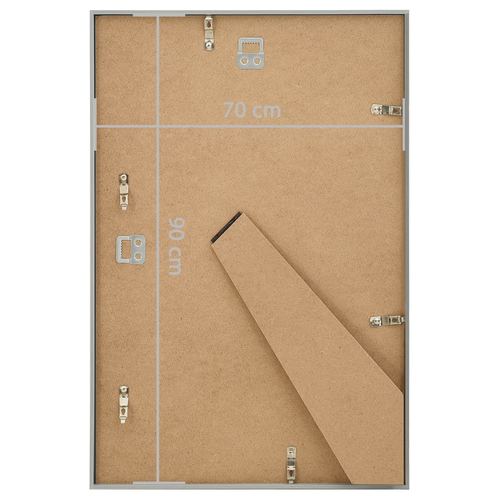Bilderrahmen Collage 3 Stk. für Tisch Silbern 13x18 cm MDF