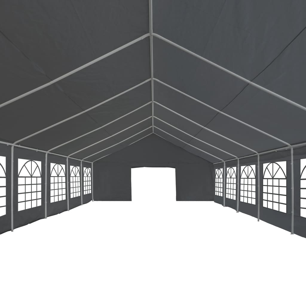 Partyzelt PE 4x8 m Grau