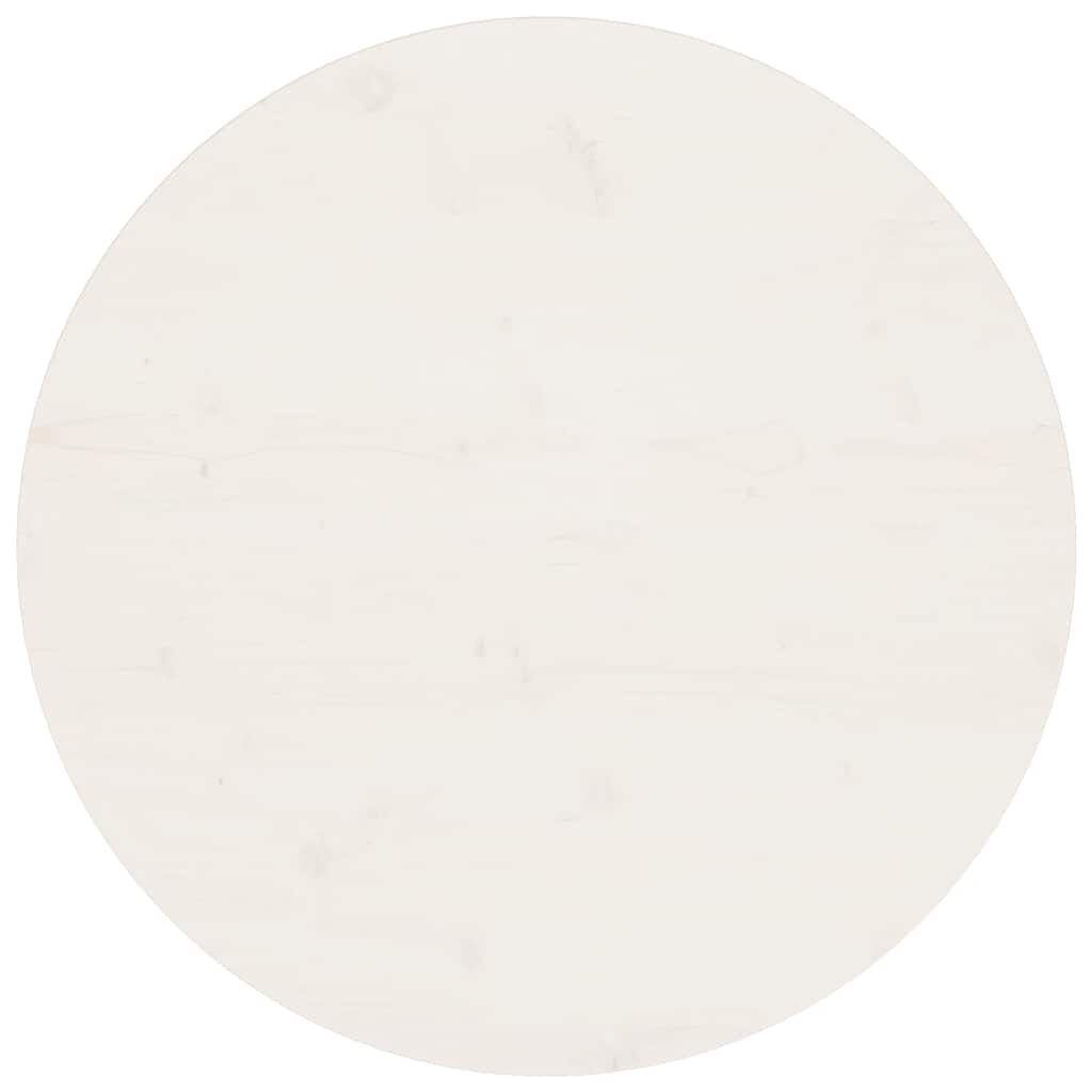 Tischplatte Ø40x2,5 cm Massivholz Kiefer