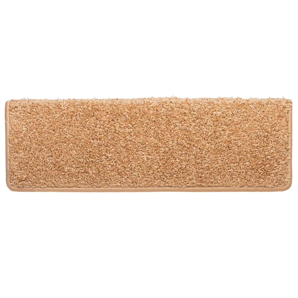 Stufenmatten 15 Stk. 65x21x4 cm Grau Rechteckiger Rand