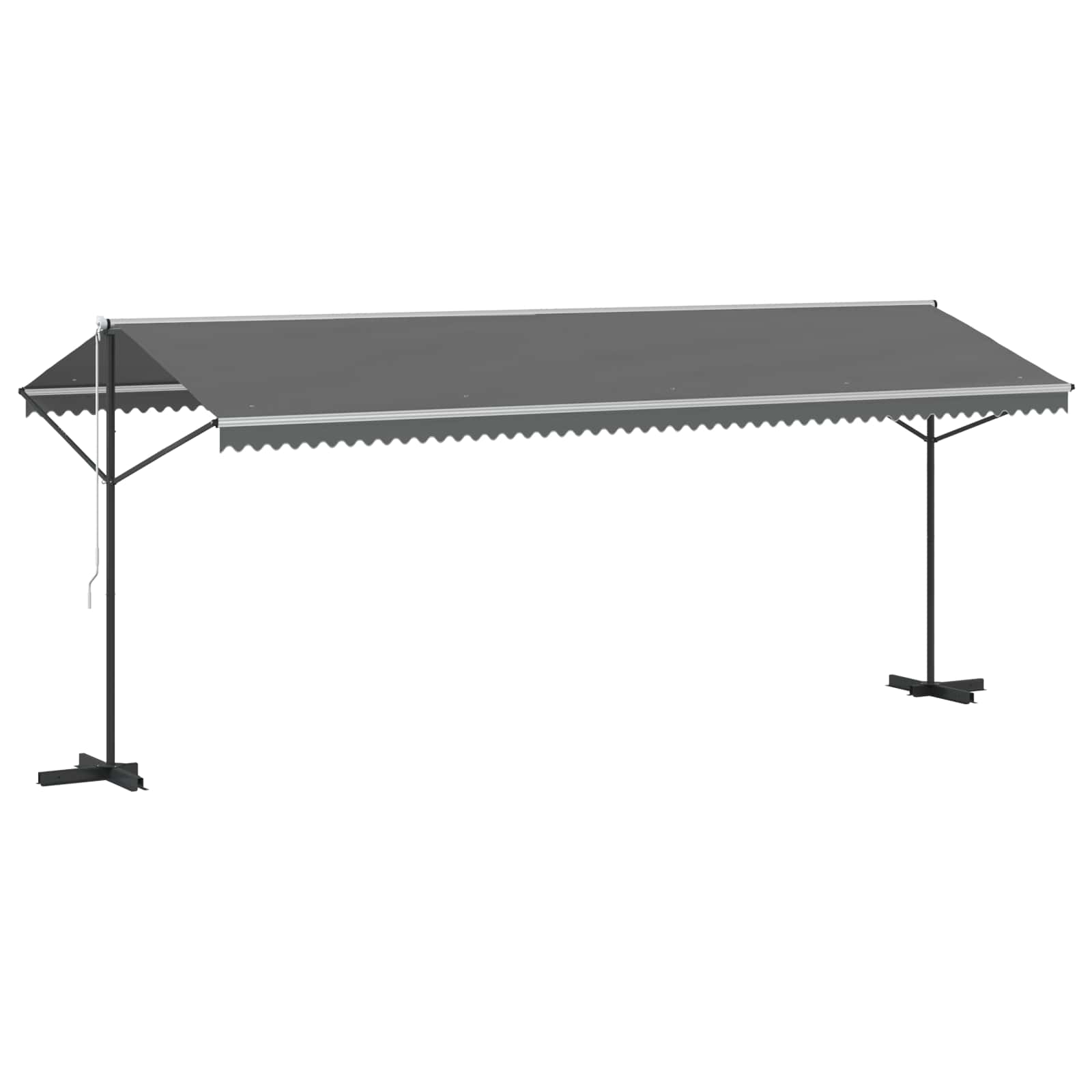 Freistehende Markise 400x300 cm Anthrazit