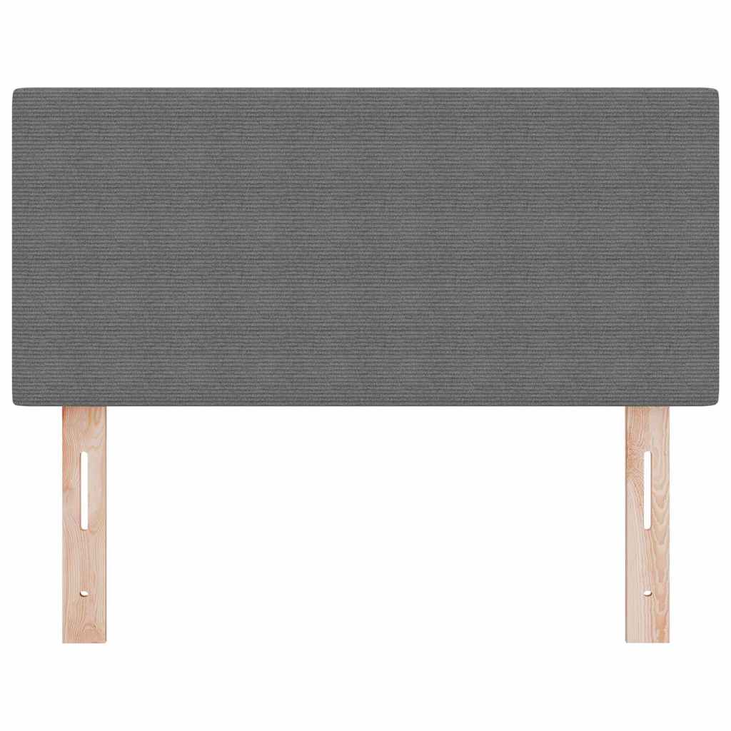 Kopfteil Hellgrau 80 cm Cordstoff