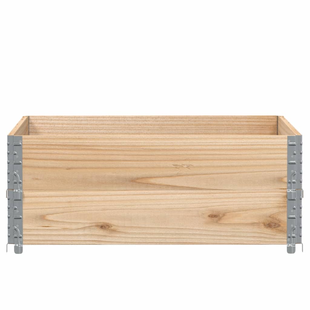 Pflanzkasten Grau 150x100 cm Massivholz Kiefer