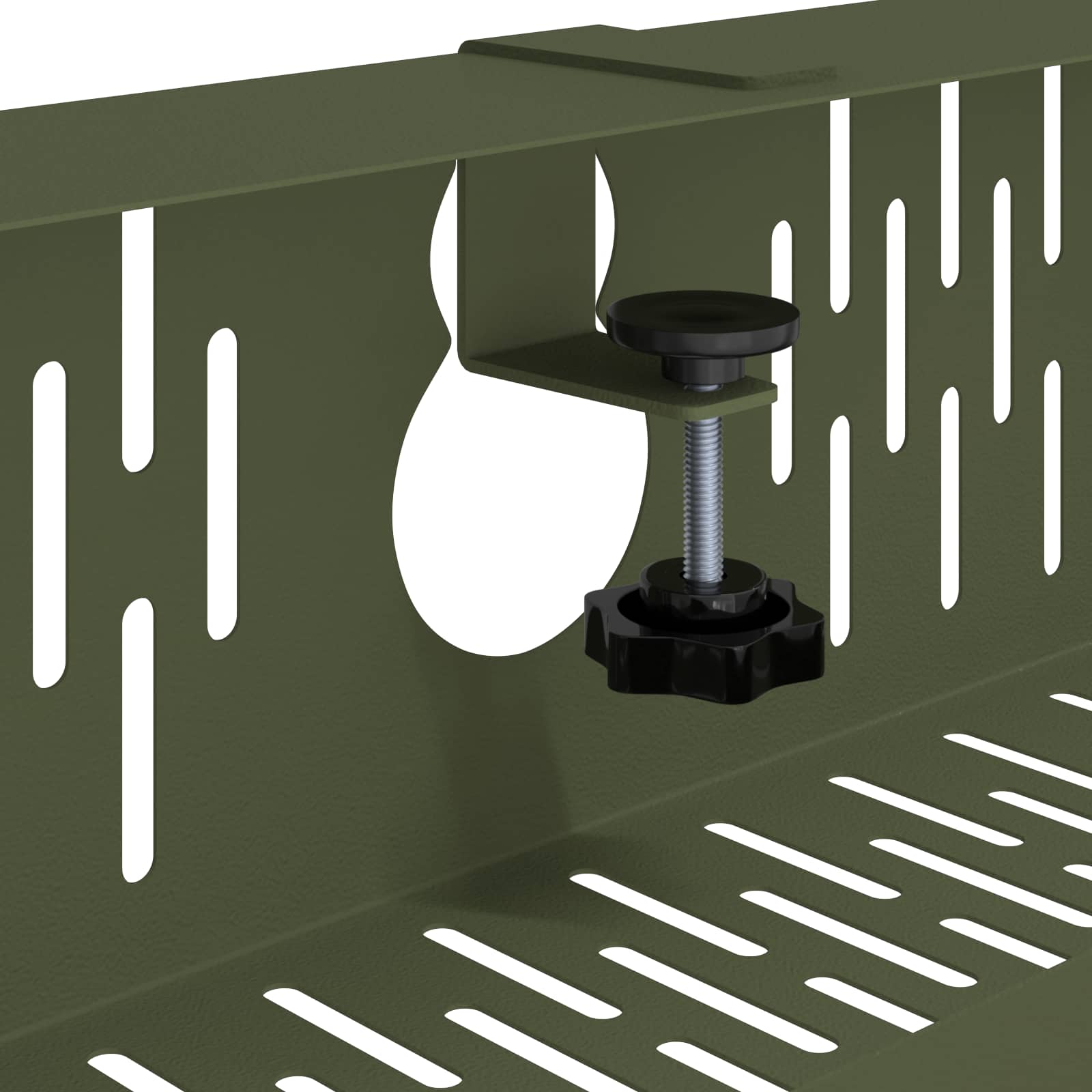 Unter dem Schreibtisch Kabelmanagement Tray 2 Stk. Anthrazit