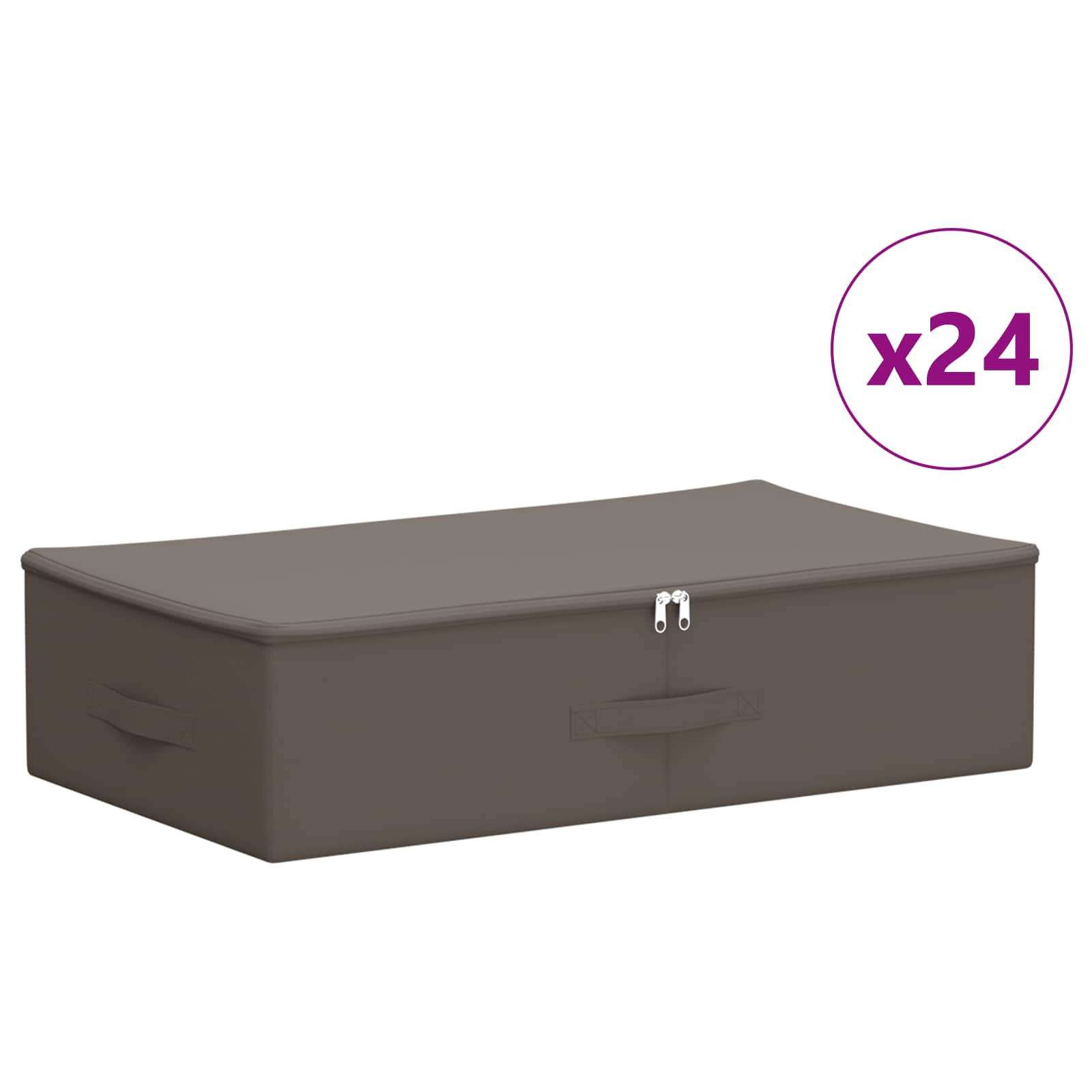 Aufbewahrungsbox Stoff 50x30x25 cm Anthrazit