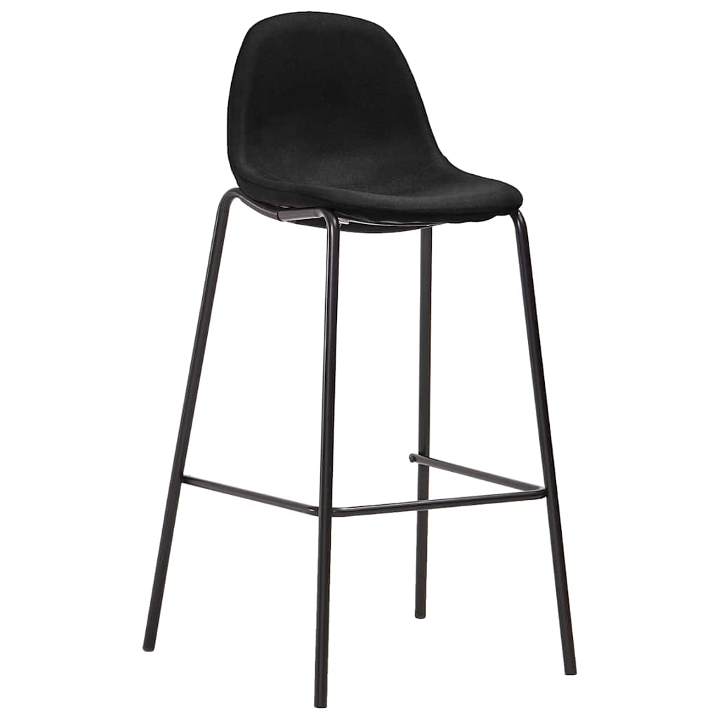 3-tlg. Bar-Set Stoff Dunkelgrau