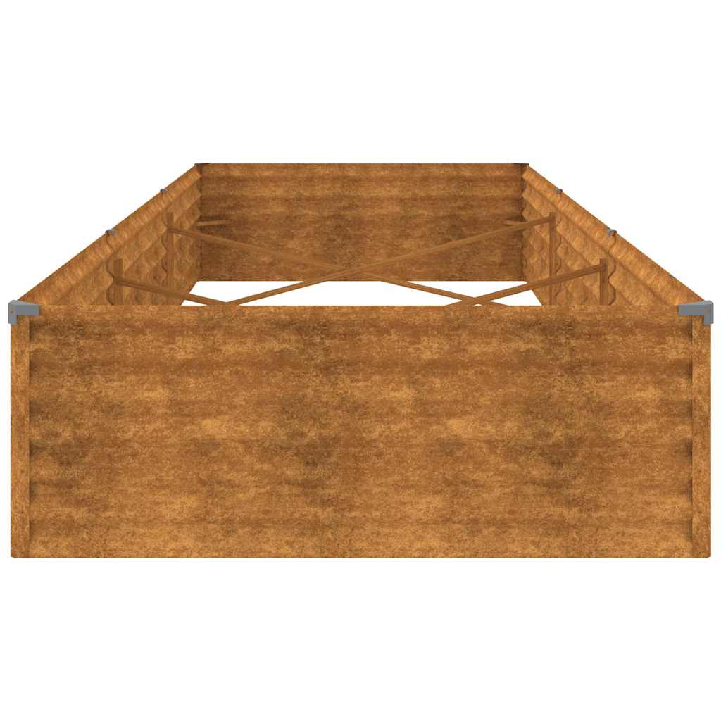Garten-Hochbeet 100 x 50 x 36 cm Cortenstahl