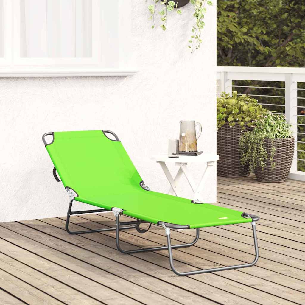 Klappbare Sonnenliege Blau 188 x 57 x 86,5 cm Polyester