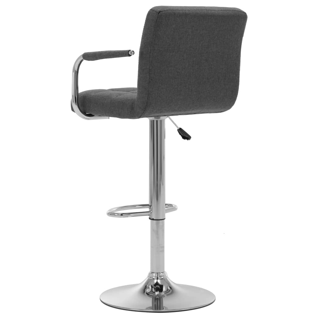 Barhocker 2 Stk. Grün Stoff
