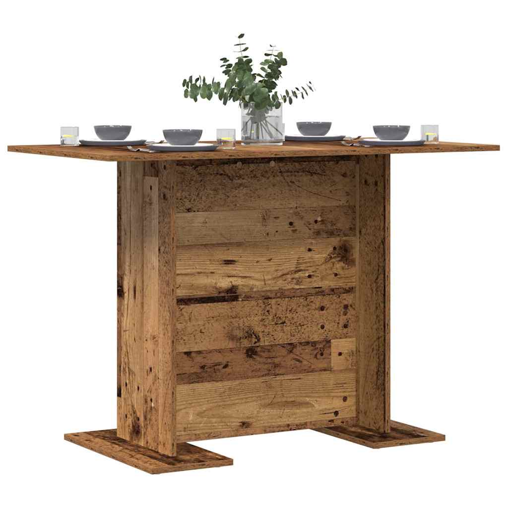 Esstisch Weiß 110x60x75 cm Holzwerkstoff