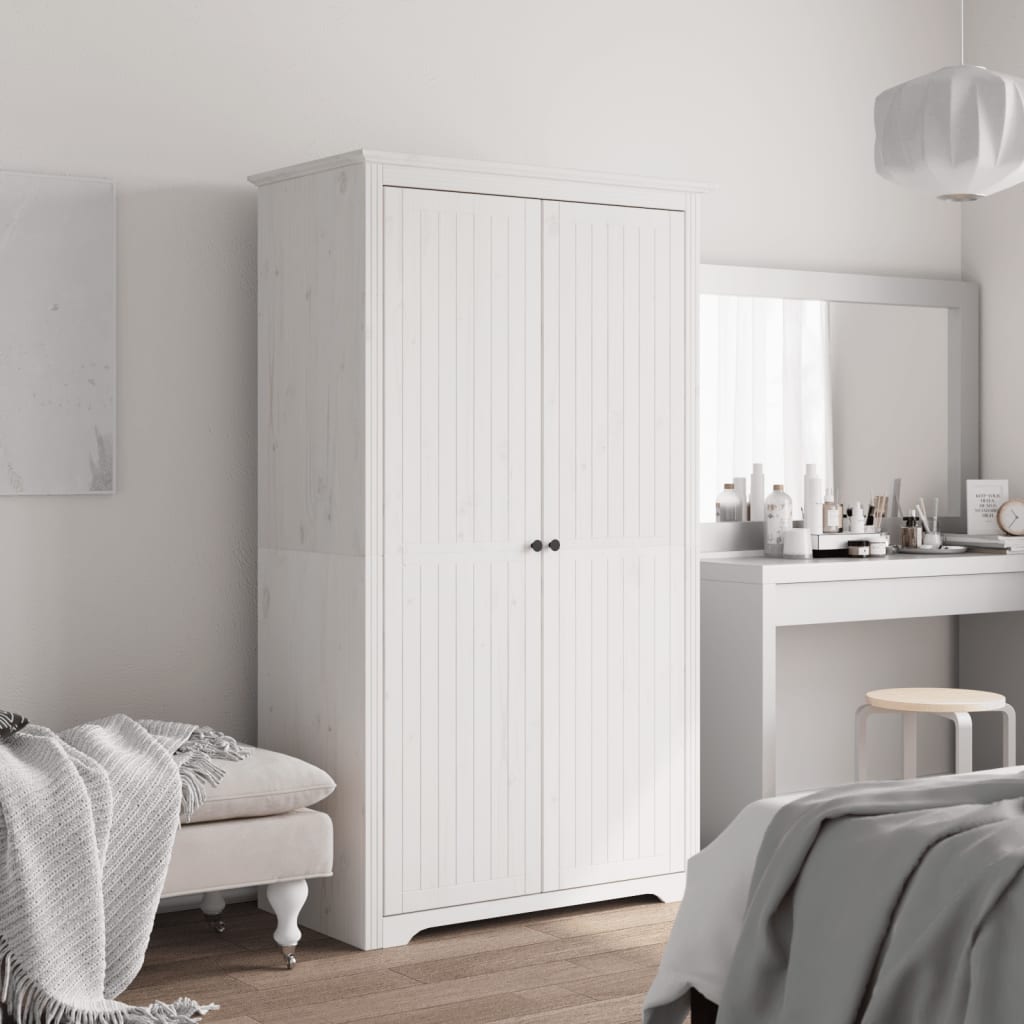 Kleiderschrank BODO Honigbraun 53,5 x 99 x 173 cm Holzwerkstoff