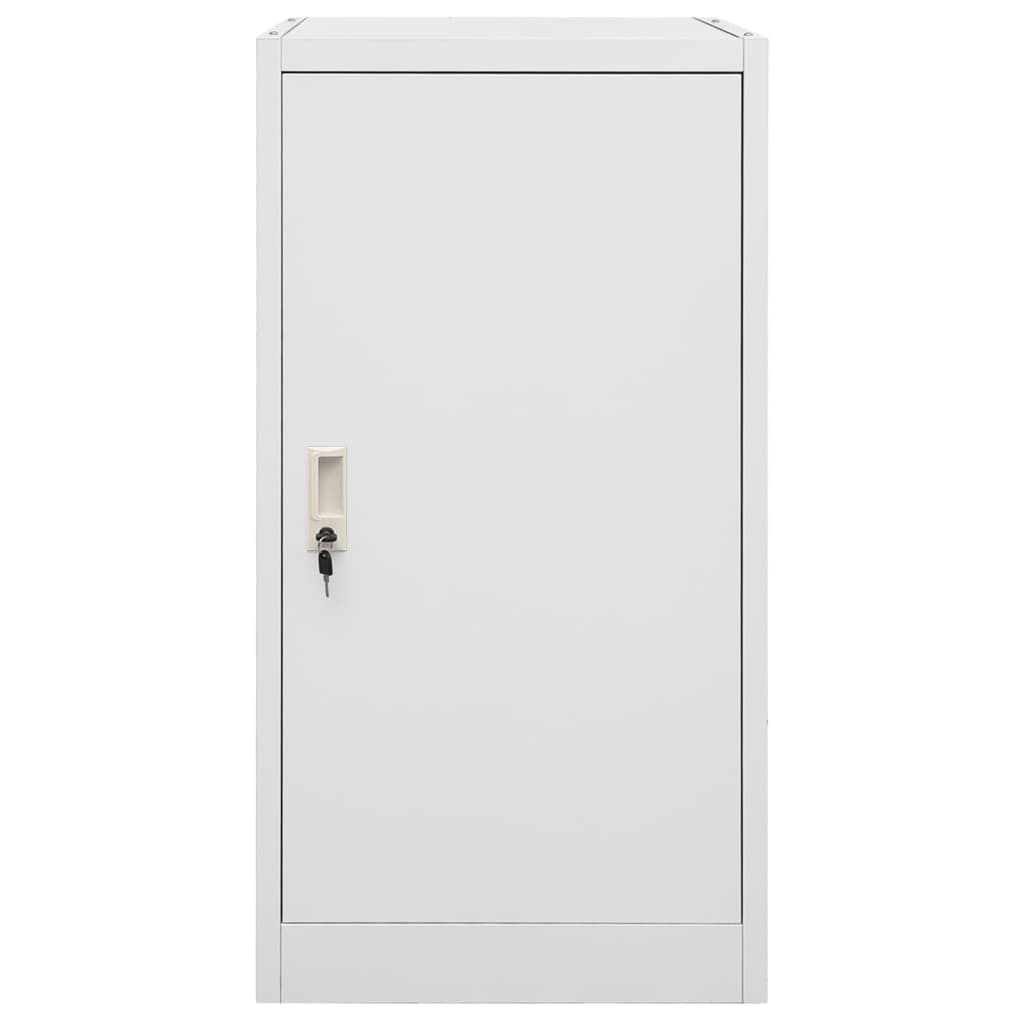 Sattelschrank Weiß 53x53x140 cm Stahl