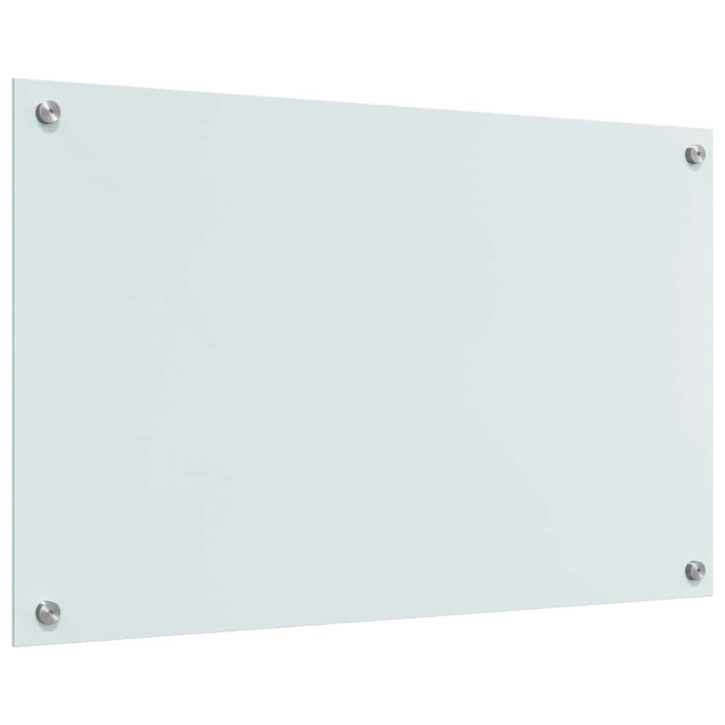 Küchenrückwand 2 pcs Weiß 70 x 40 cm Gehärtetes Glas