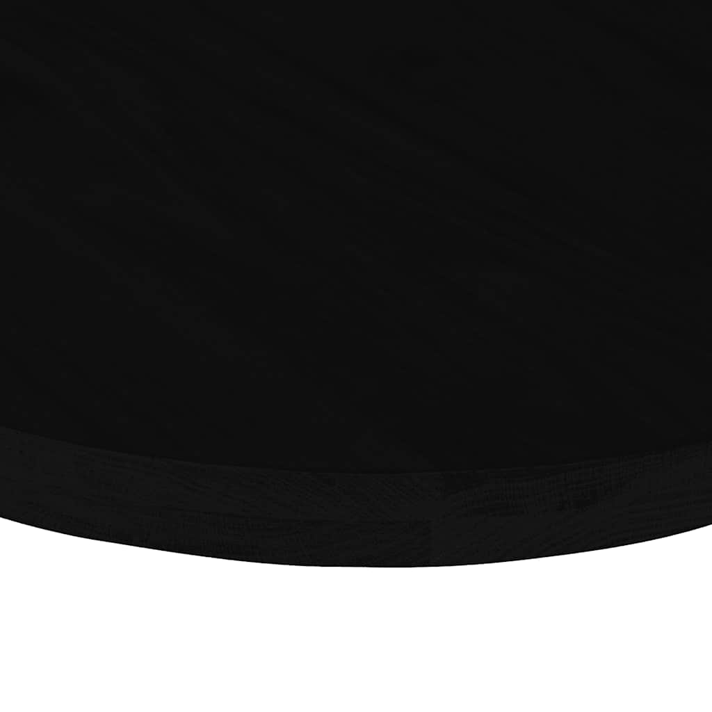 Tischplatte 80x40x2 cm Massivholz Eiche Oval