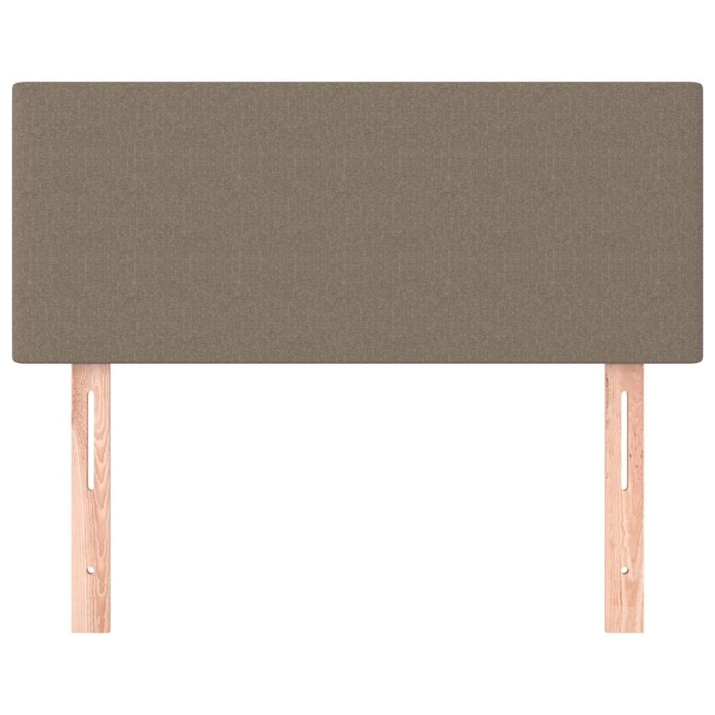 Kopfteil Hellgrau 80x5x118/128 cm Stoff