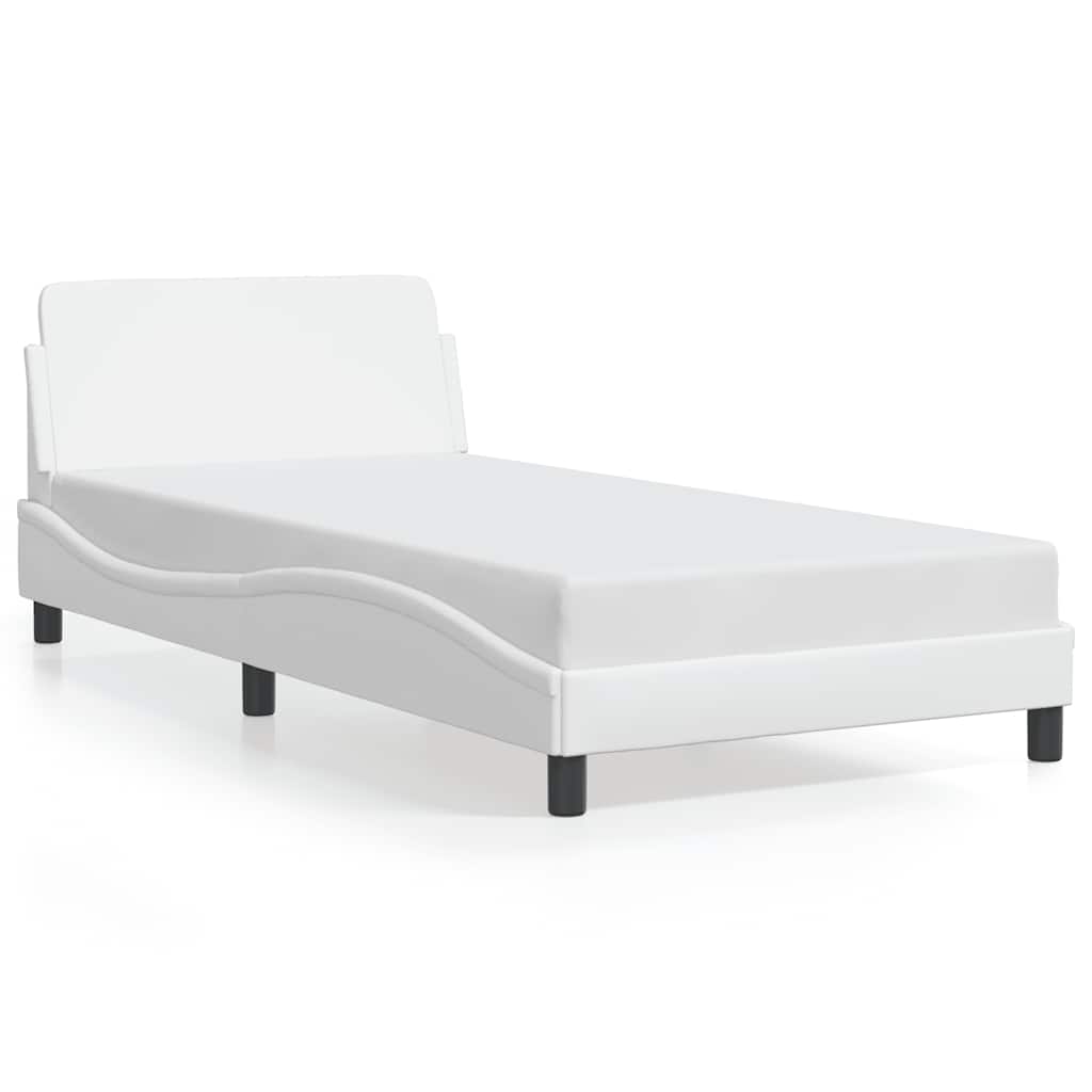 Bettgestell "Dover" Schwarz 80x200 cm Kunstleder