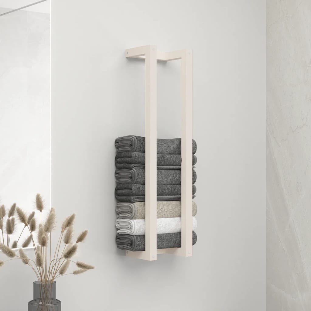 Handtuchhalter 23x18x60 cm Massivholz Kiefer