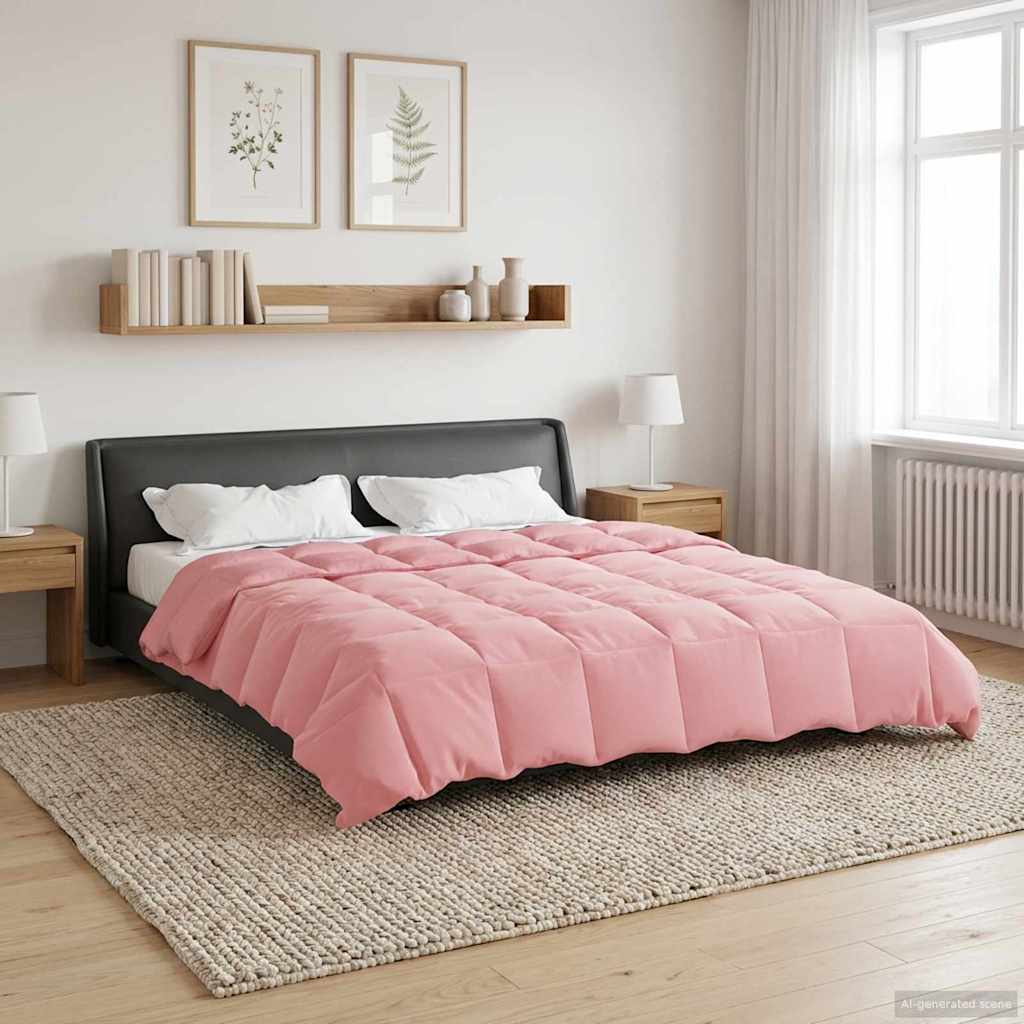 Ganzjahresbettdecke Anthrazit 135 x 200 cm Mikrofaser