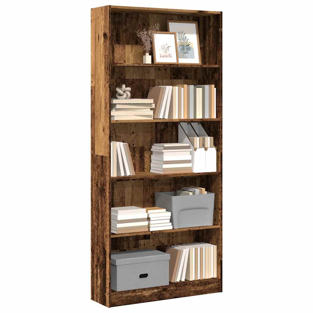 Bücherregal Weiß 40x24x75 cm Holzwerkstoff