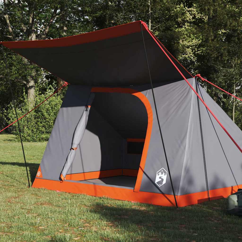 Campingzelt mit Dach mit Speicher Grün 282 x 225 x 154 cm Taft