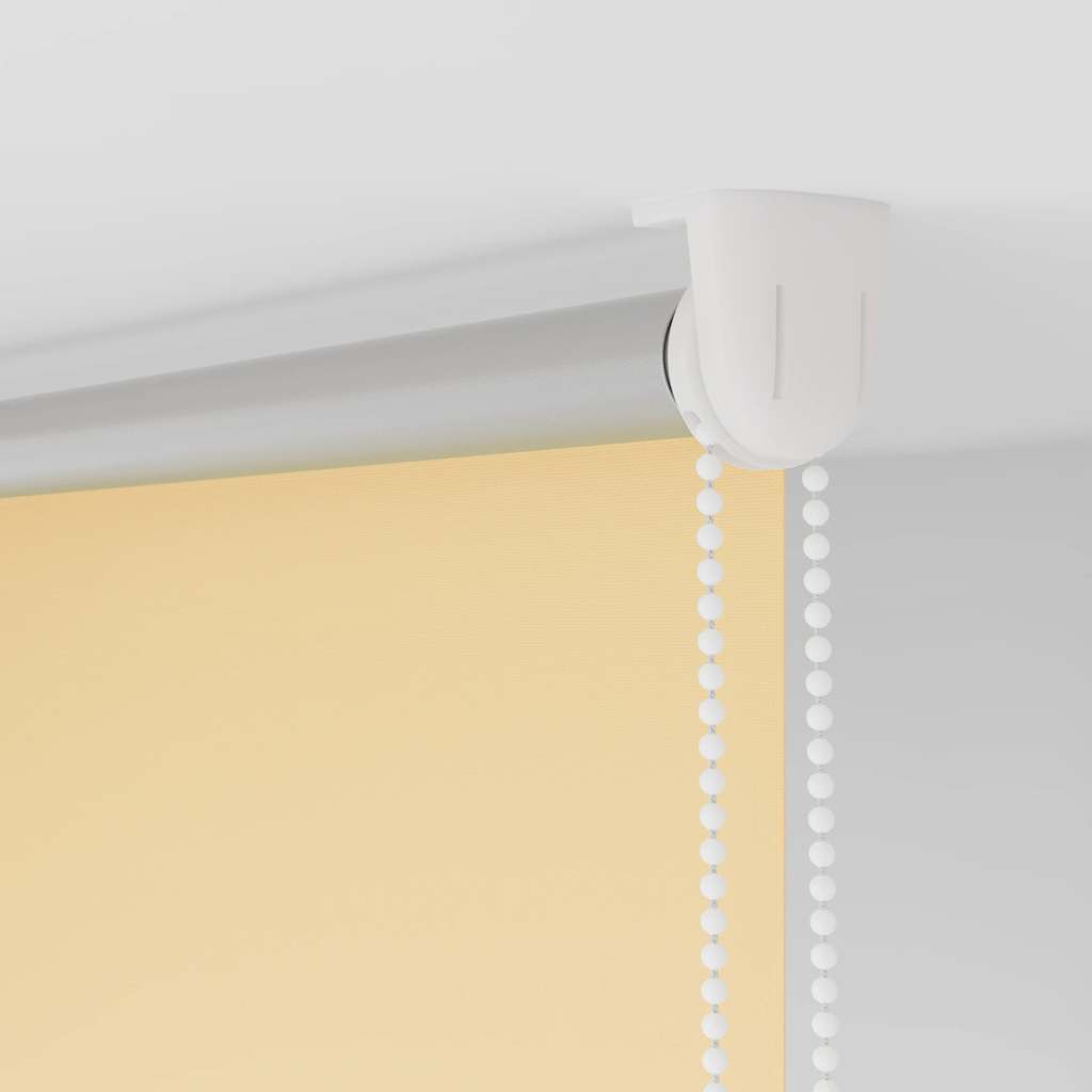 Verdunkelungsrollo 84,4 x 175 cm, Stoffbreite 80 cm, Weiß