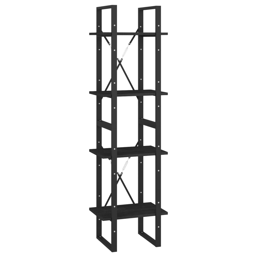 Bücherregal 2 Fächer Weiß 40x30x70 cm Holzwerkstoff