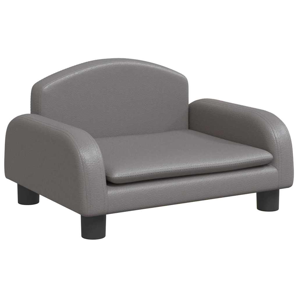 Hundebett Dunkelgrau 70x45x30 cm Stoff