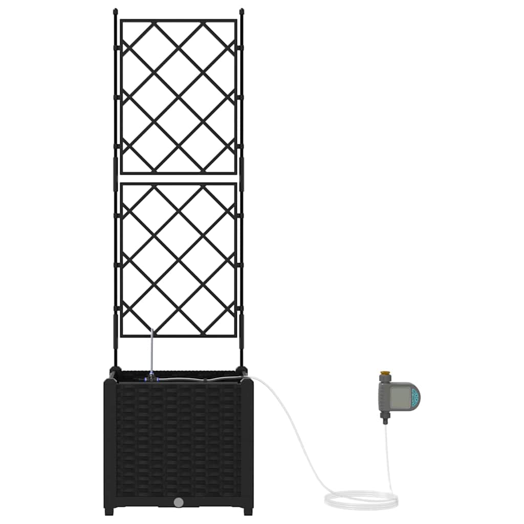 Garten-Pflanzgefäß 4 Stk. Braun 160 x 40 x 22 cm PP