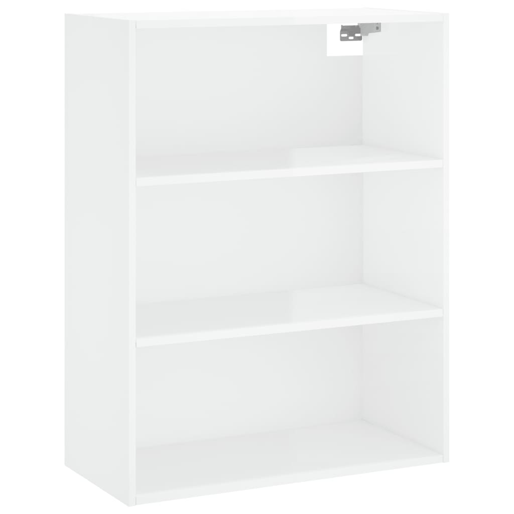 Highboard Betongrau 69,5x34x180 cm Holzwerkstoff