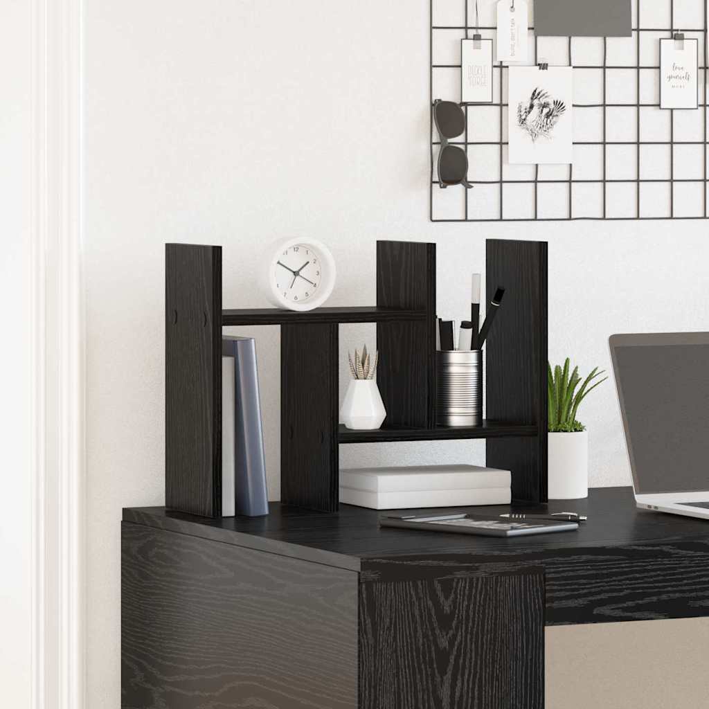 Schreibtisch-Organizer Weiß 34,5x15,5x35,5 cm Holzwerkstoff