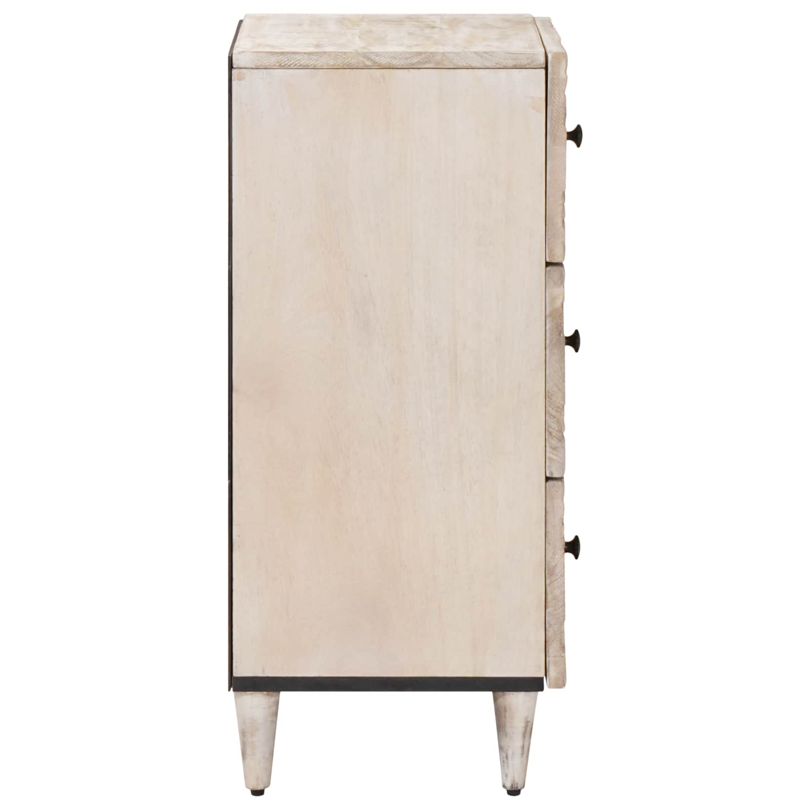 Sideboard mit Speicher Braun 40 x 33,5 x 75 cm Massivholz Mango