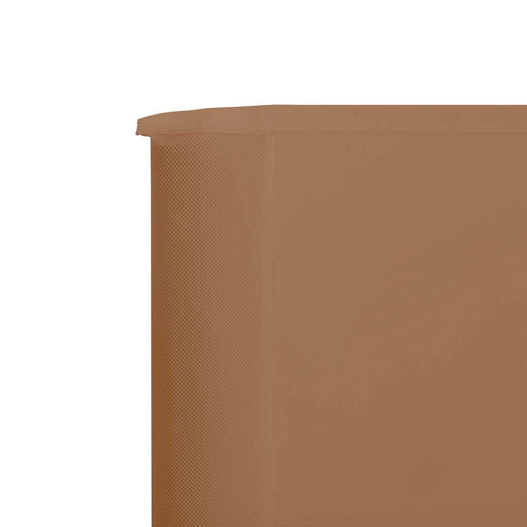 3-teiliges Windschutzgewebe 400 x 120 cm Weiß