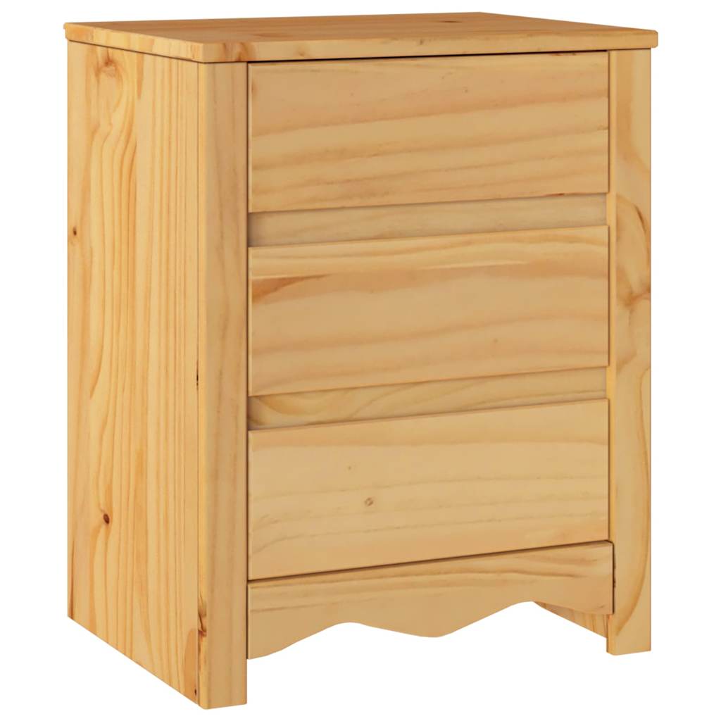 Couchtisch Drammen Eiche 45 x 35 x 56 cm Massives Kiefernholz