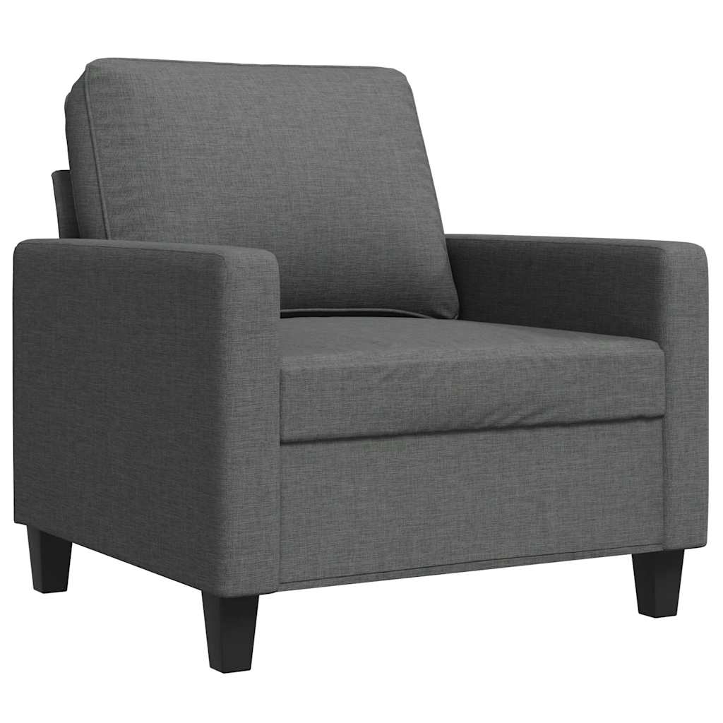 3-Sitzer-Sofa Hellgrau 180 cm Stoff