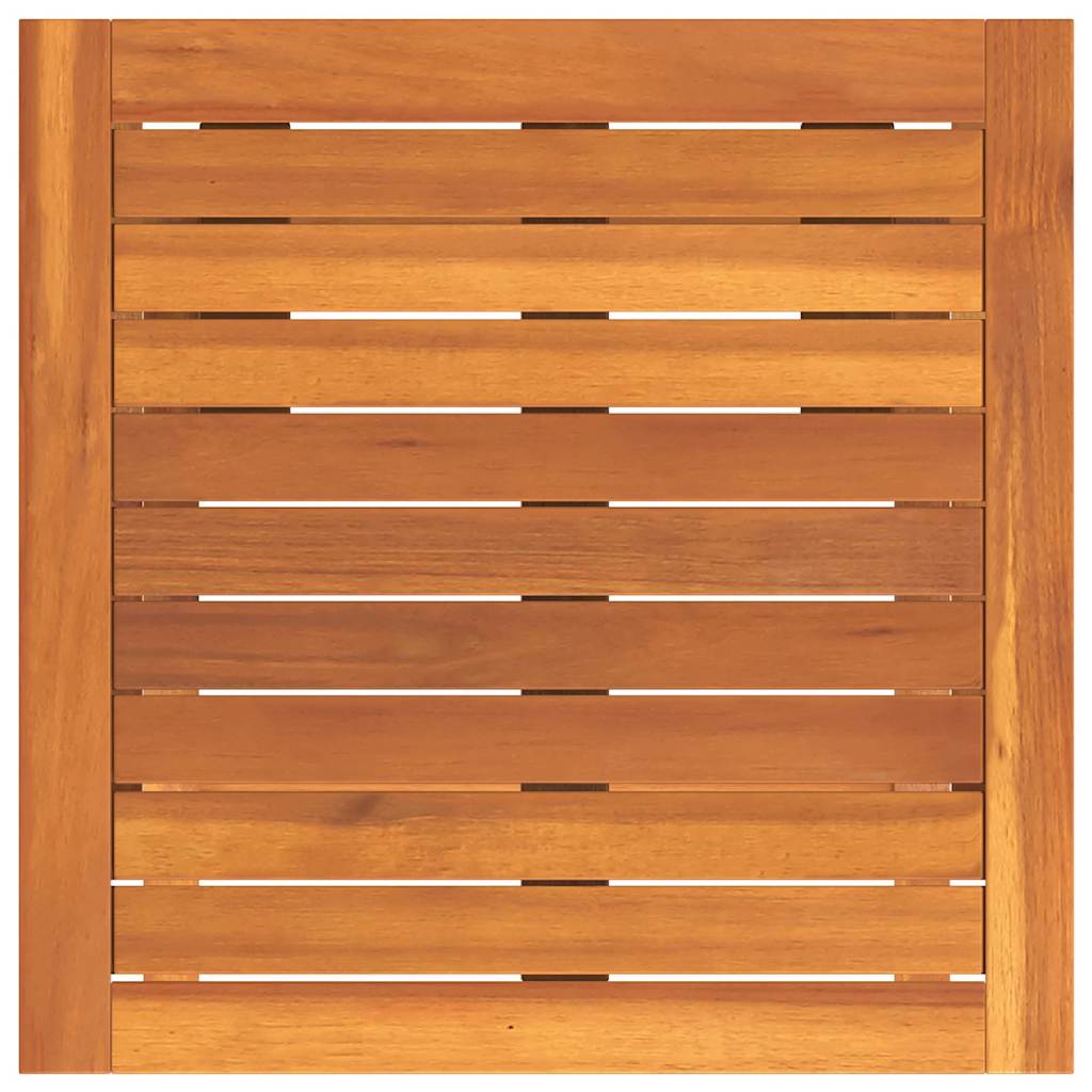 Sonnenliege 2 pcs Braun 55 x 184 x 64cm Massivholz Akazie