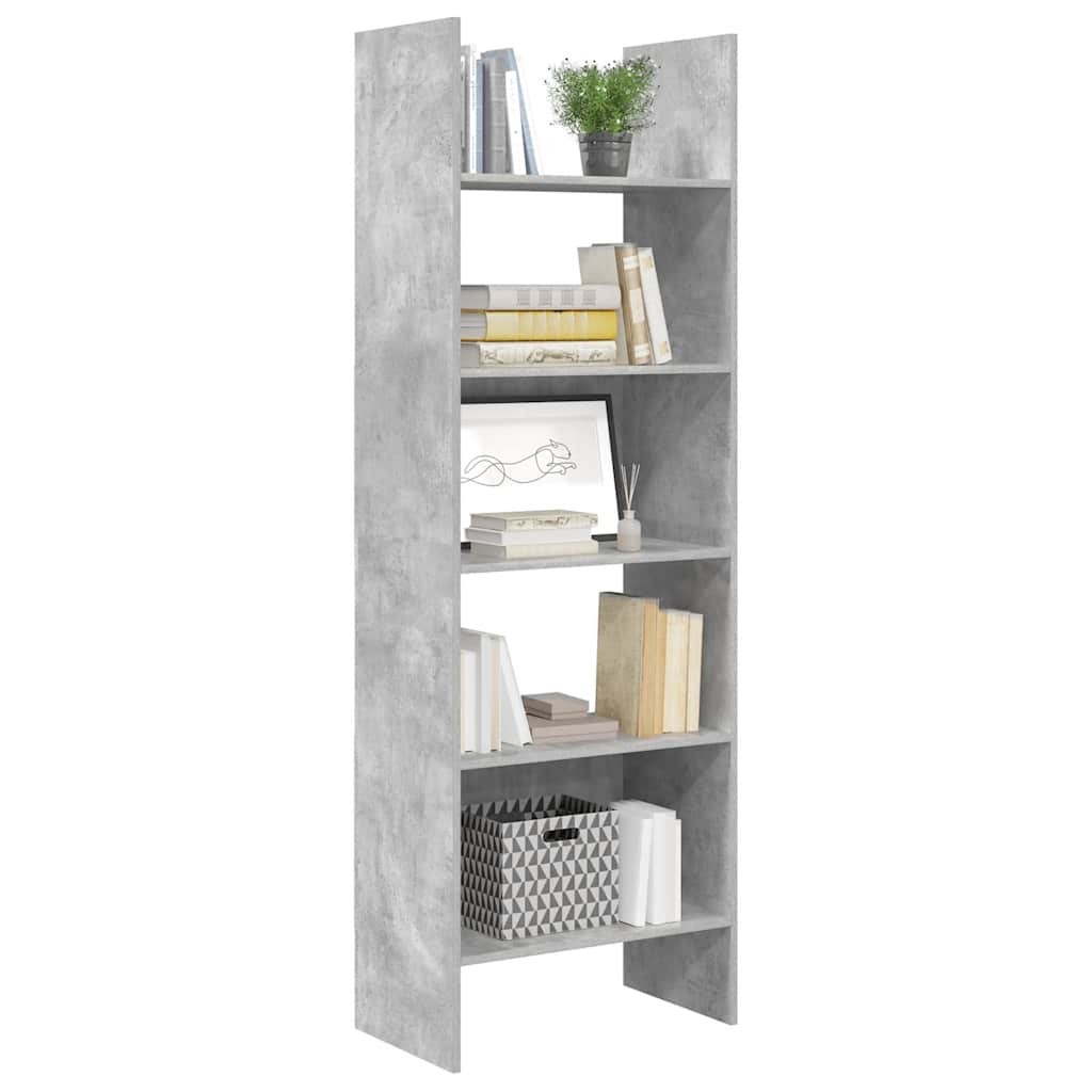 Bücherregal Weiß 60x35x180 cm Holzwerkstoff