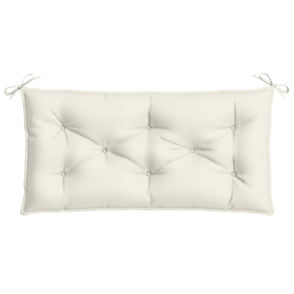 Gartenbank-Auflage Melange Anthrazit 100x50x7 cm Stoff
