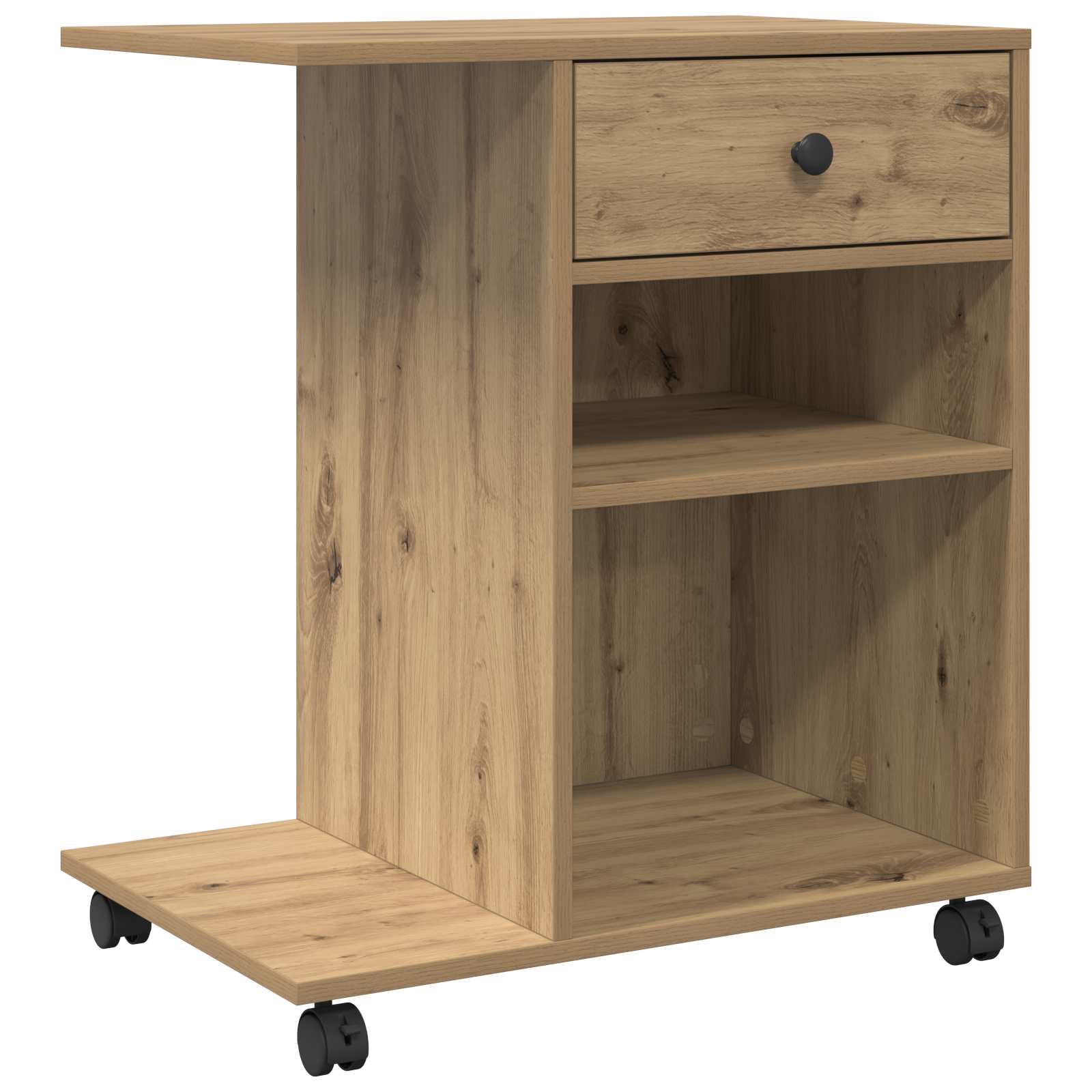 Druckerständer Uni Altholz 60 x 40 x 68.5 cm Holzwerkstoff