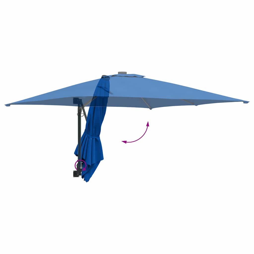 Garten-Sonnenschirm Sand 248,5 x 247,5 x 160 cm