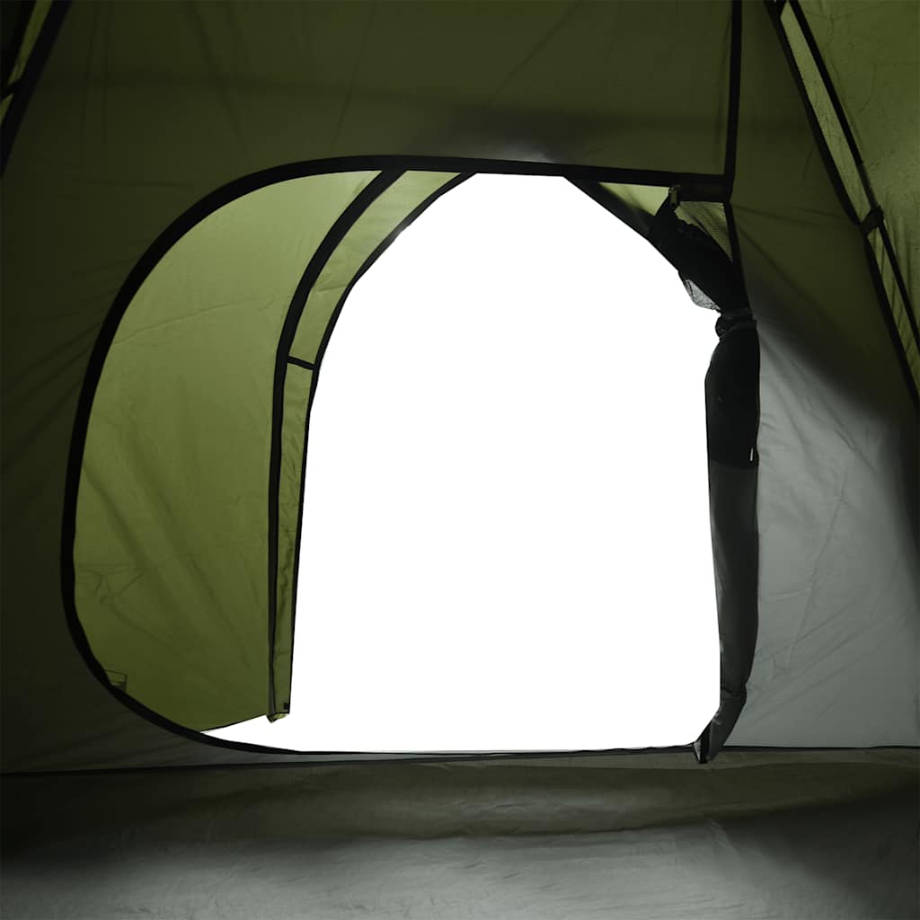 Kuppel-Campingzelt 2 Personen Olivgrün Wasserdicht