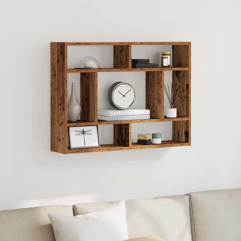 Wandregal Weiß 75x16x55 cm Holzwerkstoff