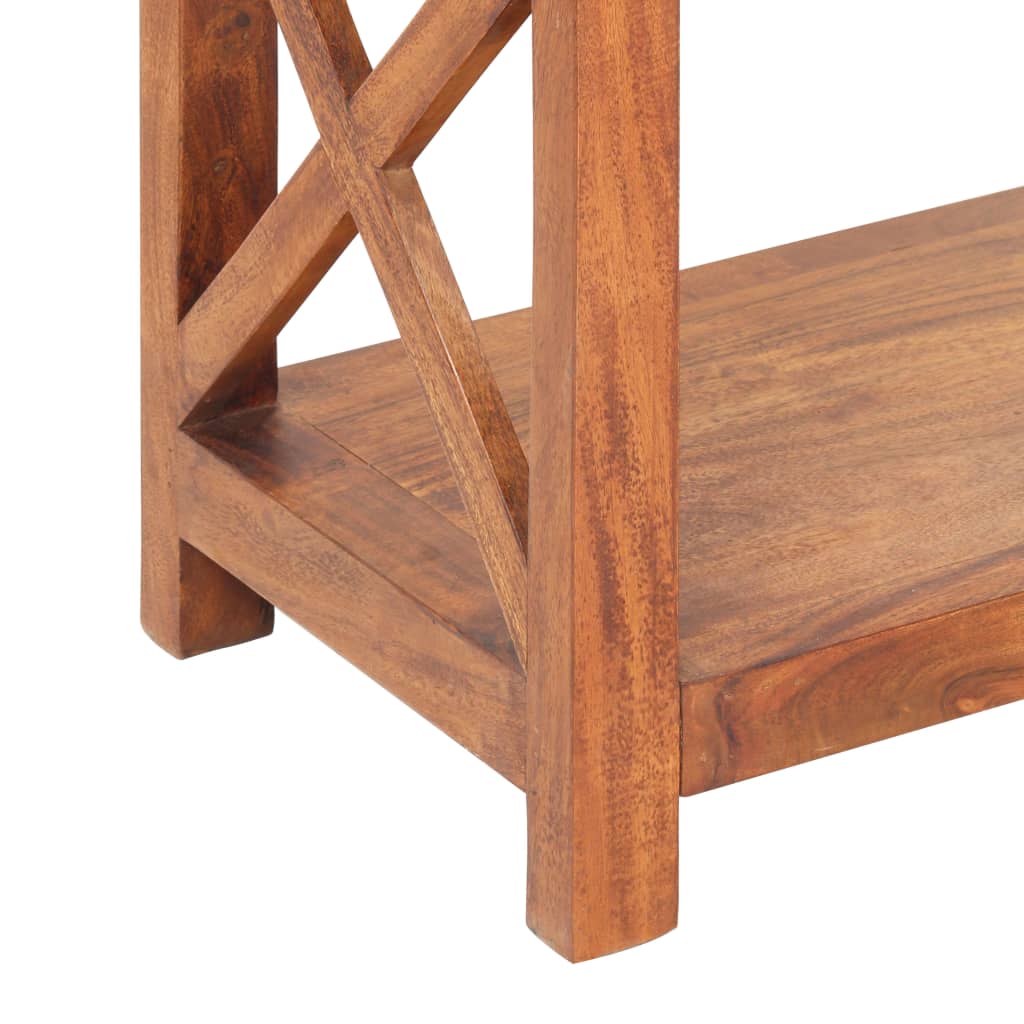 Bücherregal 60x30x160 cm Massivholz mit Honigfarbenem Finish