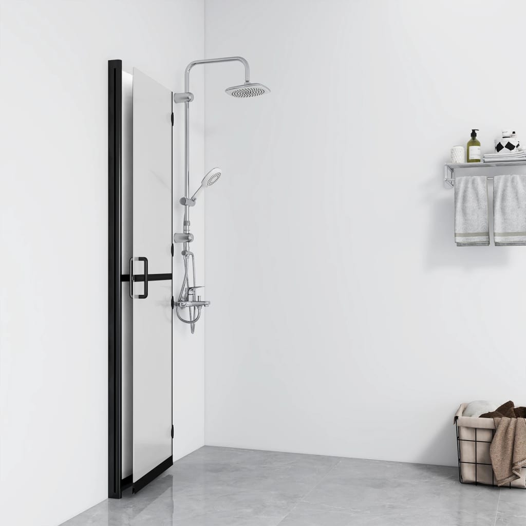 Faltbare begehbare Duschwand Transparentes ESG Glas 70x190 cm