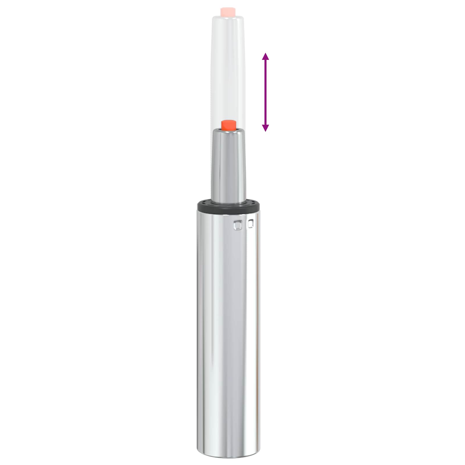 Bürostuhl Gaszylinder Schwarz 239-309 mm Eisen