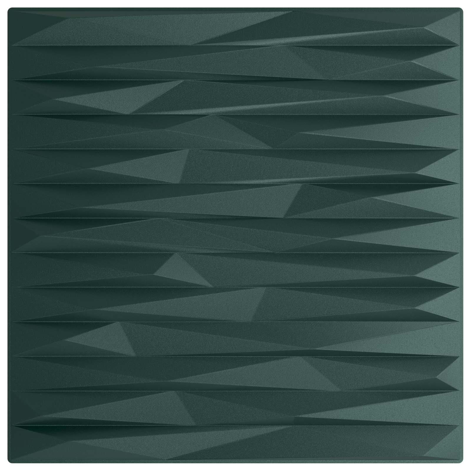 Wandpaneele 12 pcs Diamant Weiß 50 x 50 cm XPS Schaum