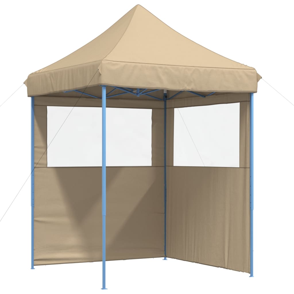 Partyzelt Faltbar Pop-Up Schwarz 200x200x306 cm
