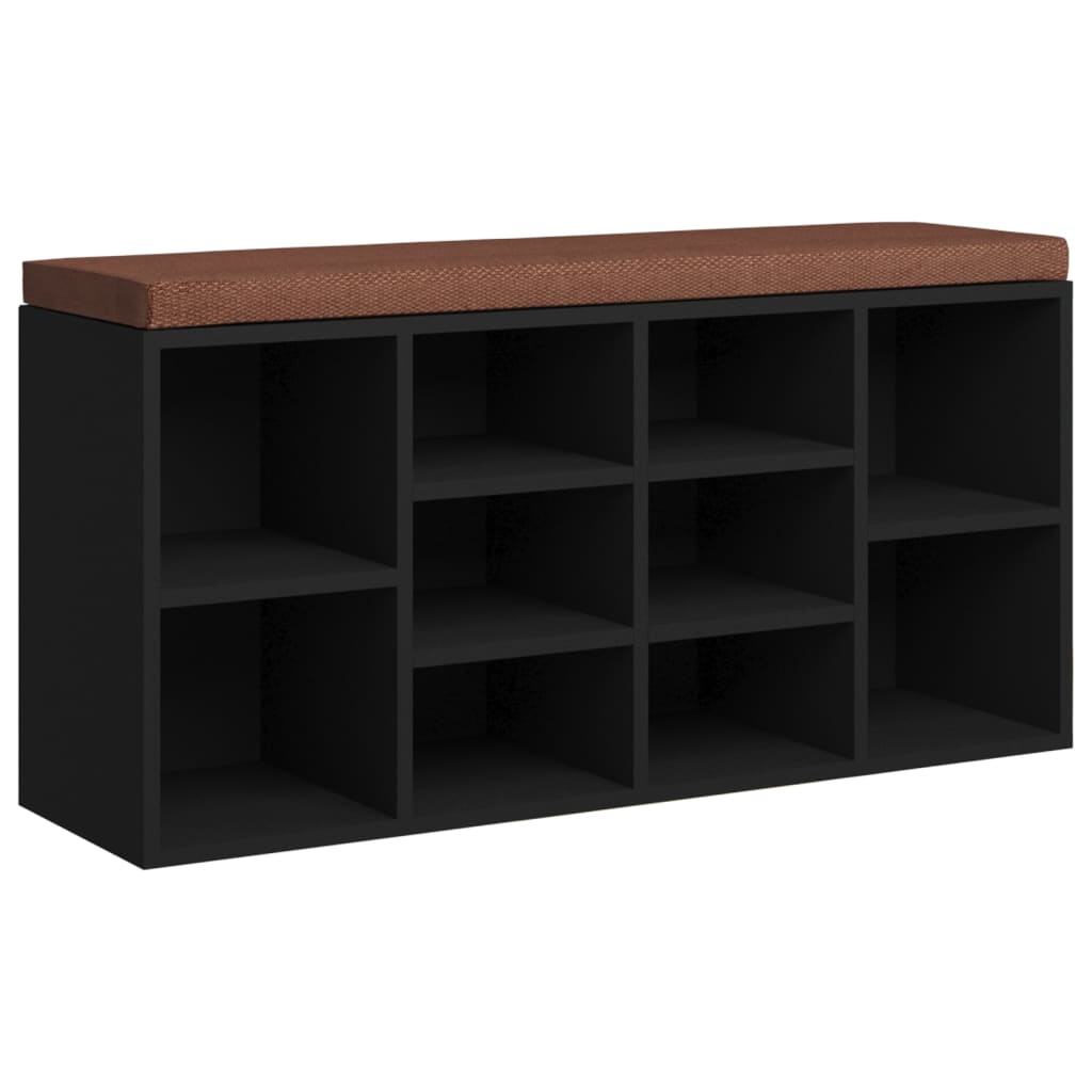 Schuhschrank Schuhbank Sitzbank 10 Fächer weiß