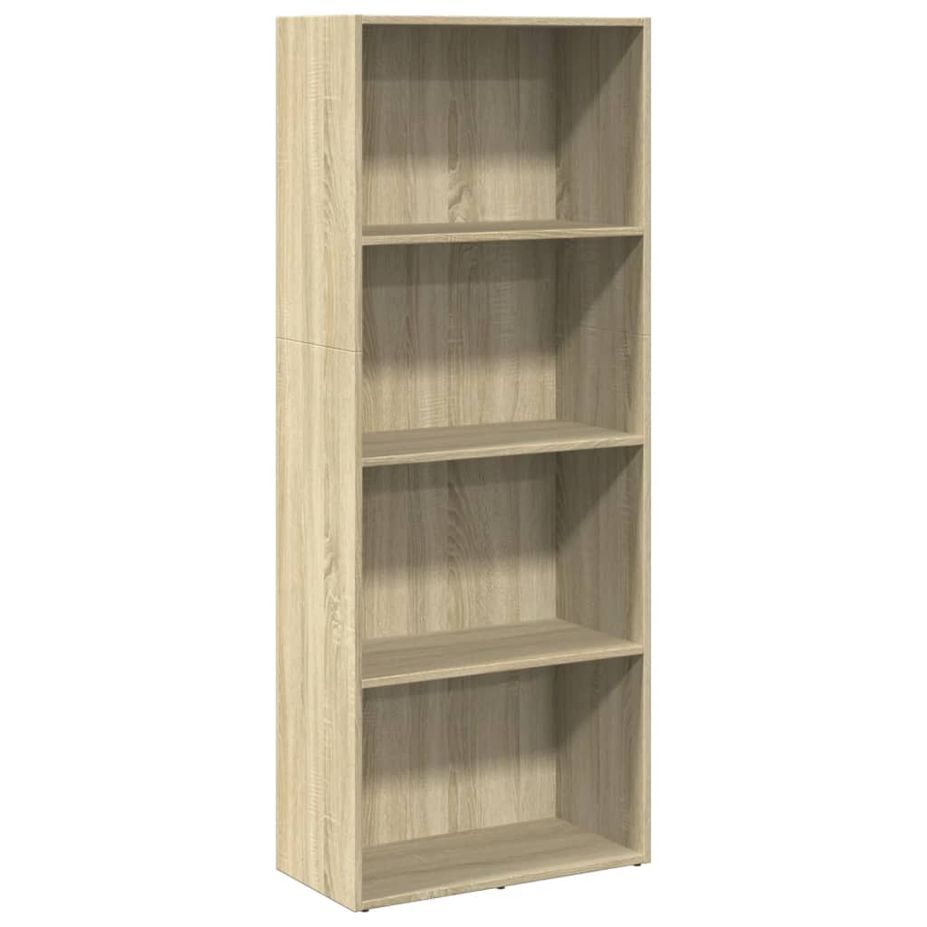 Bücherregal Weiß 80x30x189 cm Holzwerkstoff