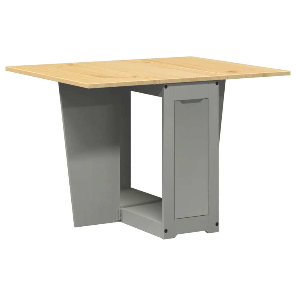 Butterfly-Esstisch Klappbar Corona Wachsbraun Massivholz Kiefer