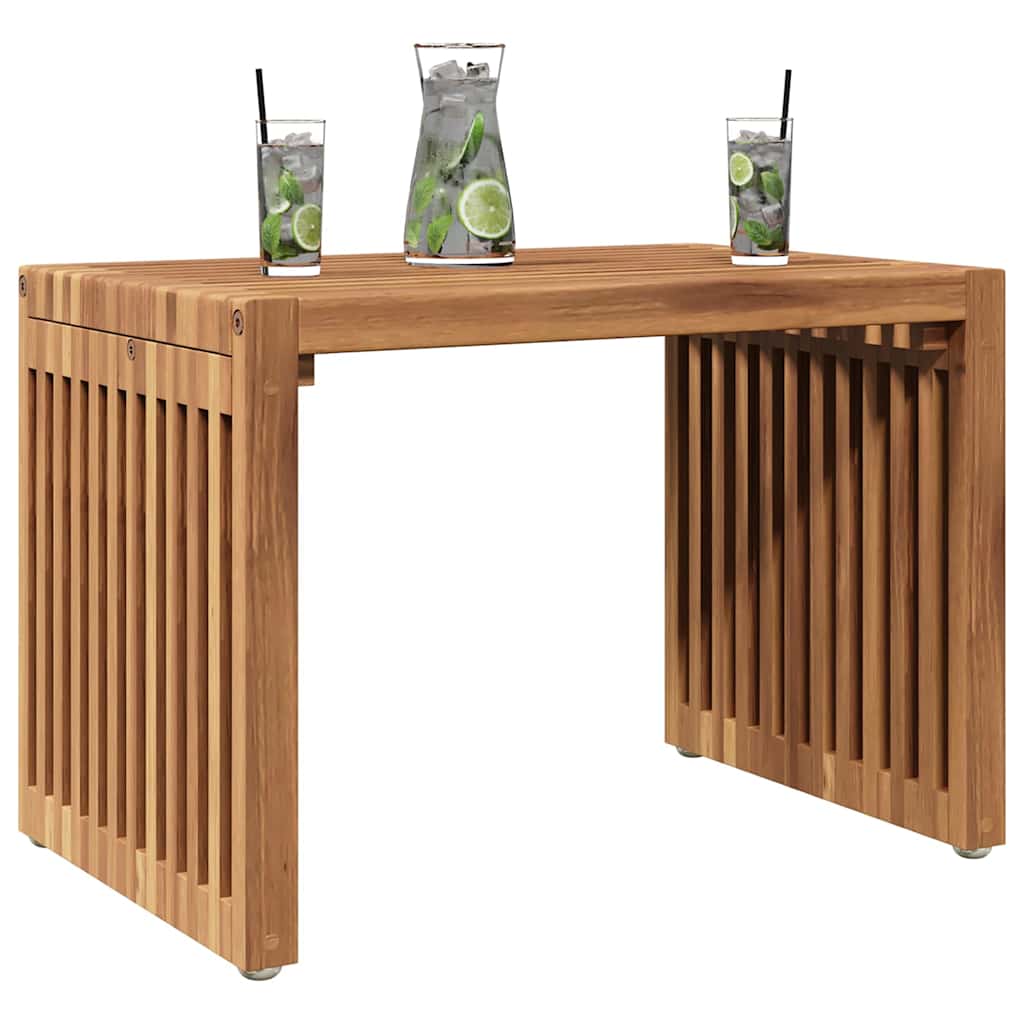 Garten-Beistelltisch 3 pcs Braun 33 x 44,5 x 51 cm